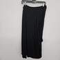 Draped Black Long Maxi Skirt image number 1
