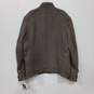 Michael Kors Taupe Wool Blend Zip Front Jacket Men's Size M image number 2