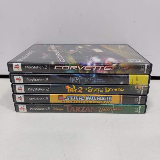 Bundle of 5 Assorted Sony PlayStation 2 Games image number 1