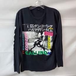 Clash London Calling Long Sleeve Tee in Size S