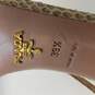 Prada Python Snakeskin High Heel Sandal Women's 9 Authenticated image number 7