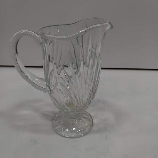 Crystal Cut Glass Pitcher image number 3
