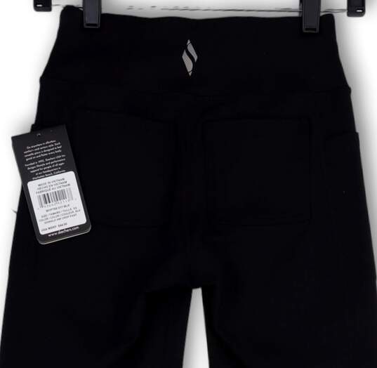 NWT Womens Black Stretch Pockets Pull-On Straight Leg Ankle Pants Size XS image number 4