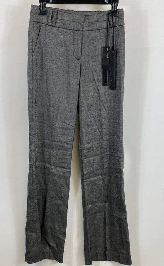 Bebe Women's Grey Dress Pants- Sz 4 NWT image number 1