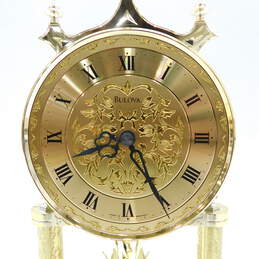 Vintage Bulova Glass Dome Mantel Clock alternative image