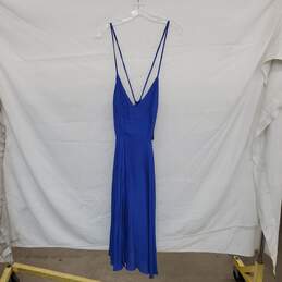 Lulus Blue A line Sleeveless Midi Dress WM Size S NWT alternative image