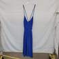 Lulus Blue A line Sleeveless Midi Dress WM Size S NWT image number 2