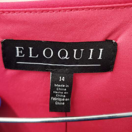 Women's Pink Eloquii Maxi Dress Size 14 image number 6