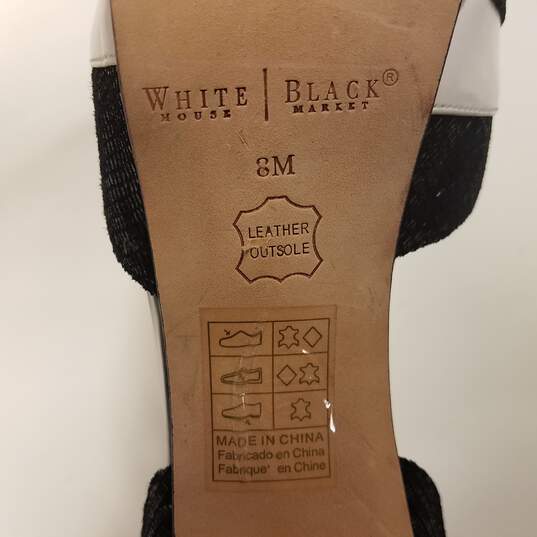 White House Black Market Heels Black Size 8 image number 6