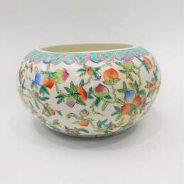 ATQ Chinese Famille Rose Longevity Peach Porcelain Bowl Pottery Hand Painted Art alternative image