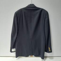 Chaps Men's Navy Blue Wool Suit Jacket Size 38R NWT alternative image