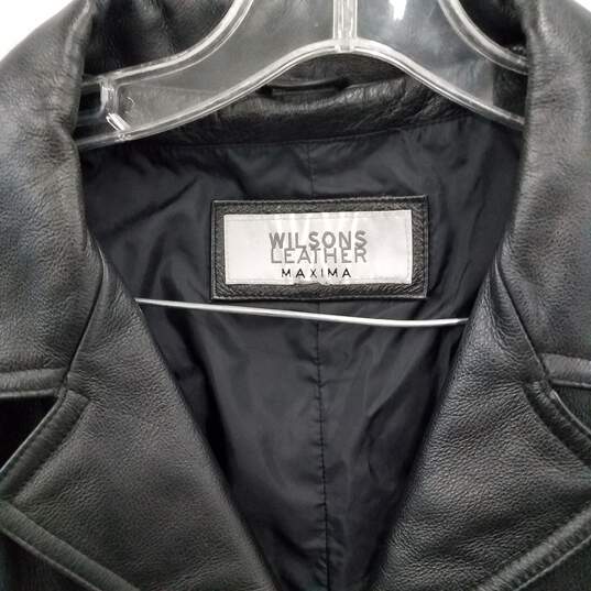 Wilsons Leather Maxima Black Leather Jacket image number 3