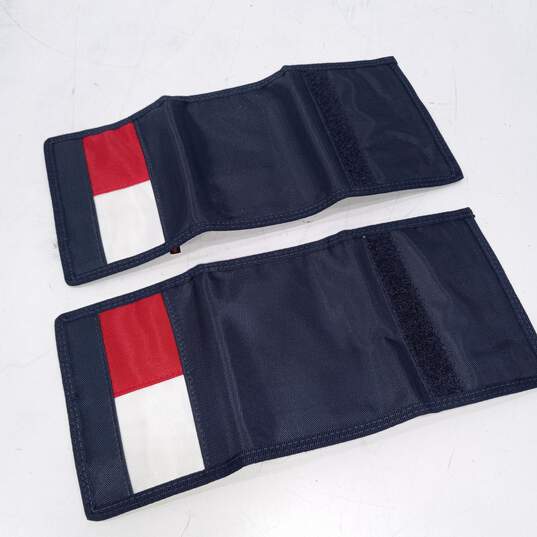 Tommy Hilfiger Blue, Red And White Travel Pouch And 2 Wallets image number 4
