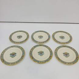 6pc Set of Lenox Autumn China Bread Plates