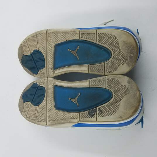 Air Jordan 4 Retro 2012 Sneaker Men's Sz 13 Military Blue image number 5