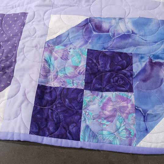 Purple Quilt Blanket image number 6