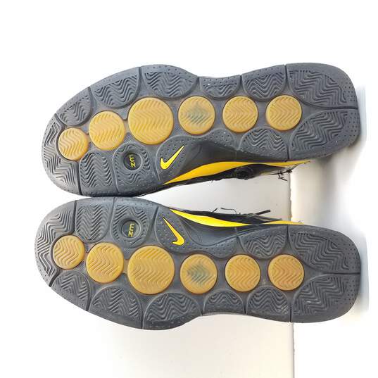 Nike Huarache '08 BBall Sneaker Men's Sz 13 Black Patent image number 6