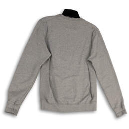 Mens Gray Heather Crew Neck Long Sleeve Pullover Sweatshirt Size Small alternative image