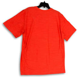 Mens Orange Short Sleeve Crew Neck Stretch Pullover T-Shirt Size XL alternative image