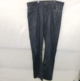 Burberry Brit Slim Button Fly Dark Wash Denim Jeans Men's Size 36x32