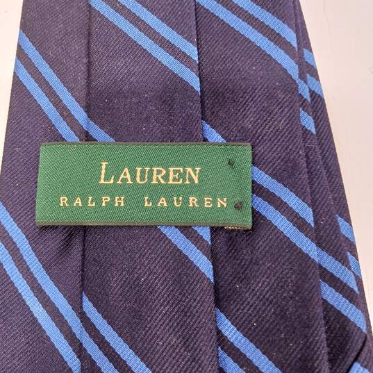 Bundle of 3 Designer Neckties Donald J. Trump J. Garcia Lauren Ralph Lauren image number 3