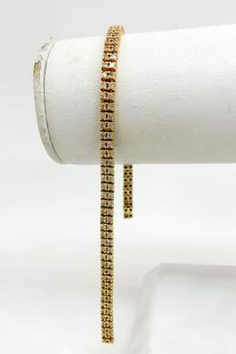 14K Yellow Gold 2.31 CTTW Diamond Tennis Bracelet- For Repair 11.6g alternative image