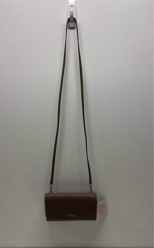 Kate Spade Winni Laurel Way Leather Crossbody Wallet Clutch Bag image number 1