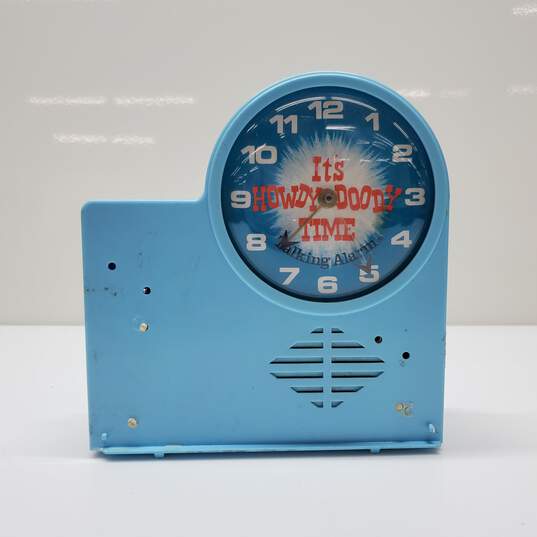 It’s Howdy Doody Time! Talking Alarm Clock For Parts/Repair image number 3