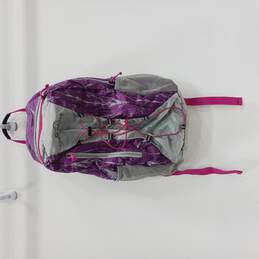 Lightweight Purple/Gray Backpack