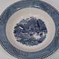Curried & Ives by Royal Early Winter White and Blue Ceramic Bowl image number 5