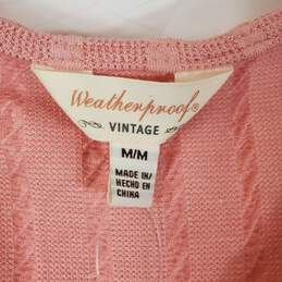 WeatherProof Vintage Women Pink Tie Up Shirt Sz M NWT alternative image