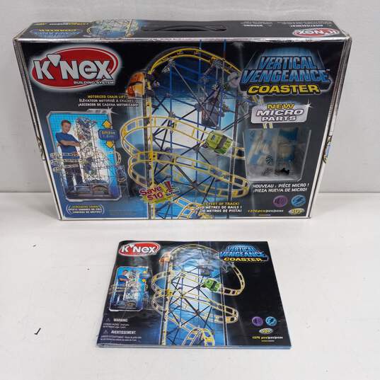 K'NEX Building System Vertical Vengeance Coaster Building Toy IOB image number 1