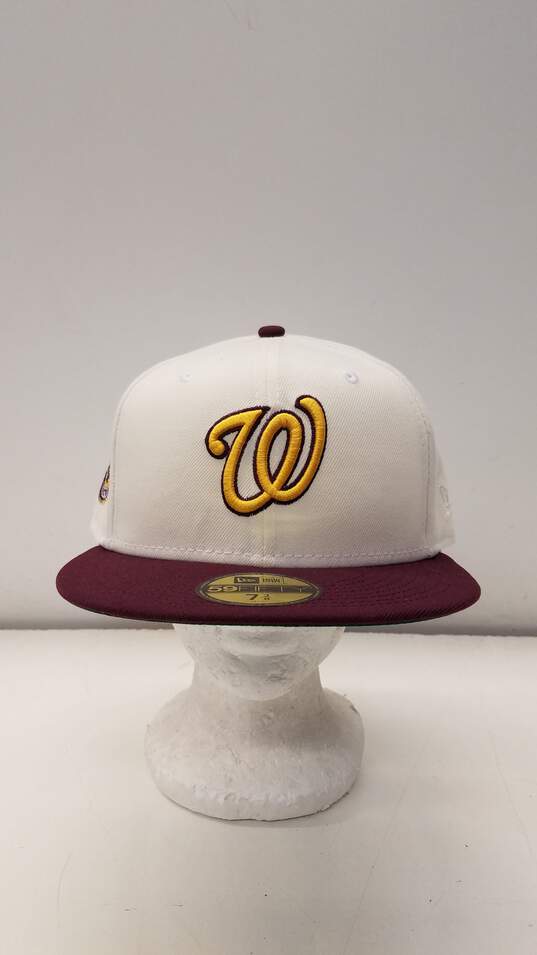 New Era 59Fifty Cooperstown Collection Washington Nationals Fitted Cap Sz. 7 3/8 (NEW) image number 1