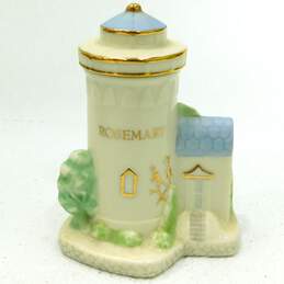2002 Lenox Lighthouse Seaside Spice Jar Fine Ivory China Rosemary