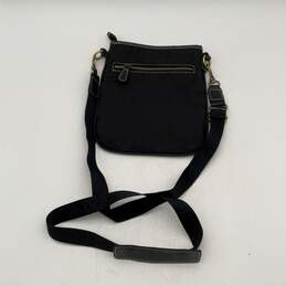 Coach Womens Black Signature Print Adjustable Strap Zipper Crossbody Bag Purse alternative image