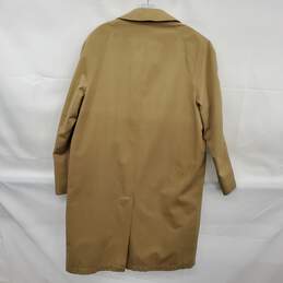 Baracuta Four Climes Men's Khaki Trench Coat Size M alternative image