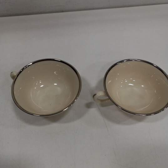 Set of 2 Lenox Montclair Cups/Saucers image number 2