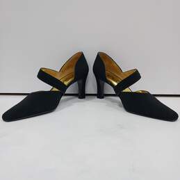 Nina Women's Black Leather Heels Size 8.5 w/Box alternative image