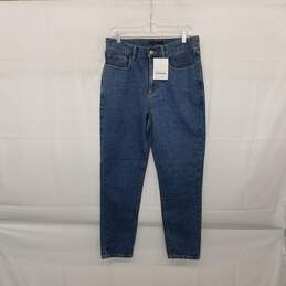 Oak + Fort Blue Cotton High Rise Tapered Jeans WM Size 31 NWT