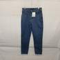 Oak + Fort Blue Cotton High Rise Tapered Jeans WM Size 31 NWT image number 1