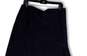 NWT Womens Blue Asymmetric Hem Side Zip Classic Mini Skirt Size 12 image number 4