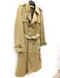 Christian Dior Monsieur Beige Plain Front Button Center Vent with Removable Zipper Liner Men's Trench Coat Size 42L with COA image number 2
