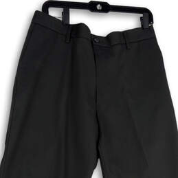 NWT Mens Gray Flat Front Slash Pocket Straight Fit Chino Pants Size 36/32