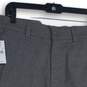 NWT Hang Ten Mens Gray Flat Front Slash Pocket Chino Shorts Size 36 image number 3