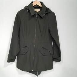 Women’s Michael Kors Full-Zip Hooded Softshell Jacket Sz M
