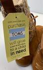 Toms Nepal Cable Knit Suede Boots Size 8.5 Brown image number 4
