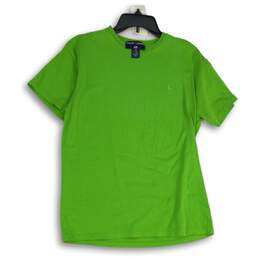 Ralph Lauren Womens Green Crew Neck Long Sleeve Pullover T-Shirt Size Medium