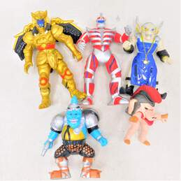 Vintage 90s Bandai MMPR Power Rangers Villain Action Figures Squat Finster Goldie