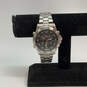 Designer Stauer Silver-Tone Round Dial WR50 Chronograph Digital Wristwatch image number 1