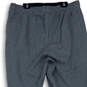 Mens Gray Elastic Waist Pockets Stretch Straight Leg Sweatpants Size Large image number 4